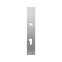 Long backplate GPF1100.25L 72PZ left handed satin stainless steel