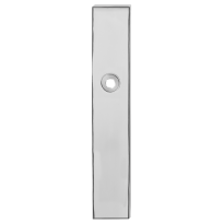 Long backplate GPF1100.65 bathroom 55/8 normal knob polished stainless steel