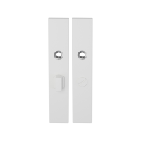 Long backplate GPF8100.65 bathroom 55/8 big knob white