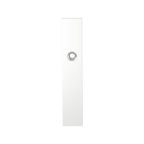 Long backplate GPF8100.65L left handed white