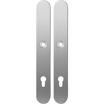Long backplate XL GPF1100.70 92PZ satin stainless steel