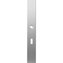 Long backplate XL GPF1100.75L lock 56 left handed satin stainless steel