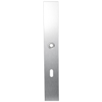 Long backplate XL GPF1100.75R lock 72 right handed satin stainless steel