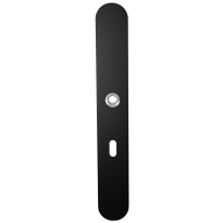 Long backplate XL GPF8100.70L lock 56 left handed black