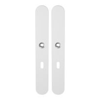 Long backplate XL GPF8100.80 lock 56 white