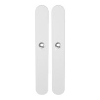 Long backplate XL GPF8100.80 blind white