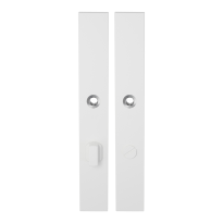 Long backplate XL GPF8100.85 bathroom 72/8 big knob white