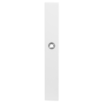 Long backplate XL GPF8100.85L blind left handed white