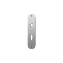 Flat backplate GPF1100.12L/R lock 56 left-/right handed satin stainless steel