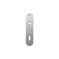 Flat backplate GPF1100.12L/R lock 72 left-/right handed satin stainless steel