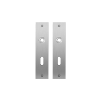 Flat backplate GPF1100.16 lock 56 satin stainless steel