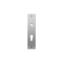 Flat backplate GPF1100.16L/R 55PZ left-/right handed satin stainless steel