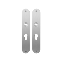 Flat backplate GPF1100.21 55PZ satin stainless steel