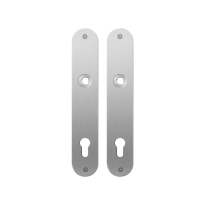 Flat backplate GPF1100.21 92PZ satin stainless steel