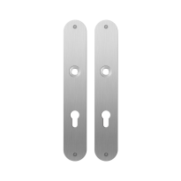 Flat backplate GPF1100.22 72PZ satin stainless steel