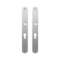 Flat backplate GPF1100.23 55PZ satin stainless steel