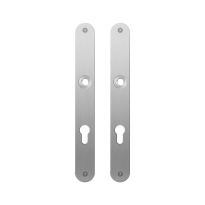 Flat backplate GPF1100.23 72PZ satin stainless steel