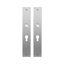 Flat backplate GPF1100.27 55PZ satin stainless steel