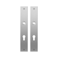 Flat backplate GPF1100.27 72PZ satin stainless steel