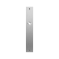 Flat backplate GPF1100.27L/R blind left-/right handed satin stainless steel