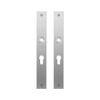 Flat backplate GPF1100.28 55PZ satin stainless steel