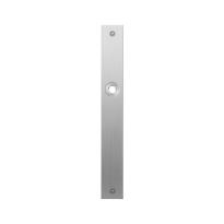 Flat backplate GPF1100.28L/R blind left-/right handed satin stainless steel