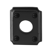 Rose GPF6100.02L/R 59x48x6mm wrought iron black left-/righthanded
