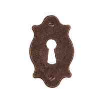 Keyhole escutcheon FB748 foro 65x40mm rust