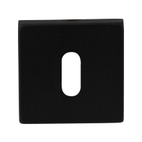 Keyhole escutcheon GPF8901.02 50x50x8mm black