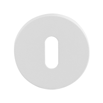 Keyhole escutcheon GPF8901.45 50x6mm white