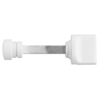 Turn and Release set GPF8110.62 spindle 8mm white large knob