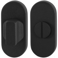Turn and Release set GPF8911.04 70x32mm spindle 5mm black large knob