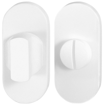 Turn and Release set GPF8911.44 70x32mm spindle 5mm white large knob