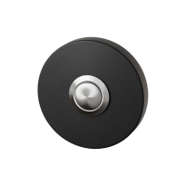 Doorbell with black button GPF8827.09 round 50x8mm black
