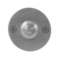 Doorbell with stainless steel button GPF9827.06 round 50x2 mm satin stainless steel