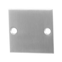 Blind rose GPF0900.08 50x50x2mm satin stainless steel