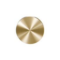 Blind rose GPF0900VRP4 53x6mm PVD brass satin