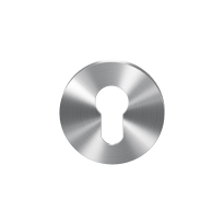 Cylinder rose GPF0902VR 53x6mm satin stainless steel