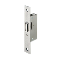 Roller bolt lock Lips 2072N nickel plated front plate