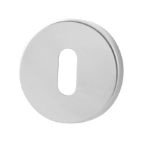 Keyhole escutcheon GPF0901.40 50x8mm polished stainless steel