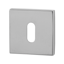 Keyhole escutcheon GPF0901.42 50x50x8mm polished stainless steel
