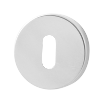 Keyhole escutcheon GPF0901.45 50x6mm polished stainless steel