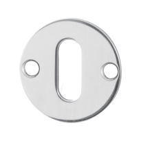 Keyhole escutcheon GPF0901.47 38x2mm polished stainless steel