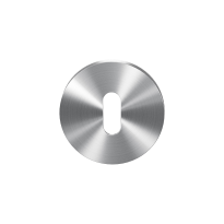 Keyhole escutcheon GPF0901VR 53x6,5mm satin stainless steel