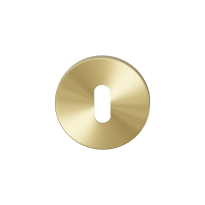 Keyhole escutcheon GPF0901VRP4 53x6,5mm PVD satin brass