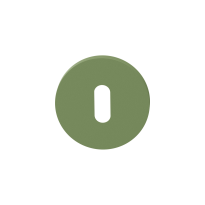 Keyhole escutcheon GPF0901VRU3 53x6,5mm Urban Jungle Leaf