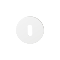 Keyhole escutcheon GPF6901VW 53x6,5mm plain white