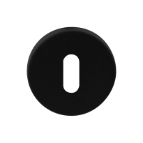 Keyhole escutcheon GPF8901.05 50x6mm black