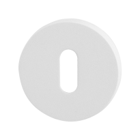 Keyhole escutcheon GPF8901.40 50x8mm white
