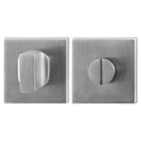 Turn and Release set GPF0910.02 50x50x8mm spindle 8mm satin stainless steel large knob